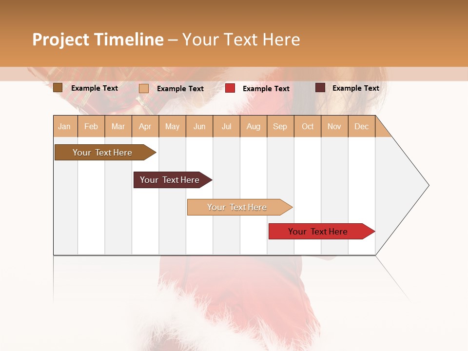 Santa & Girls PowerPoint Template