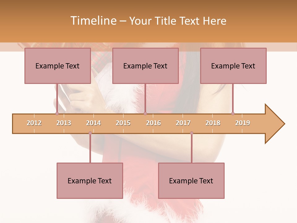 Santa & Girls PowerPoint Template