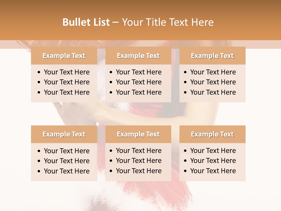 Santa & Girls PowerPoint Template