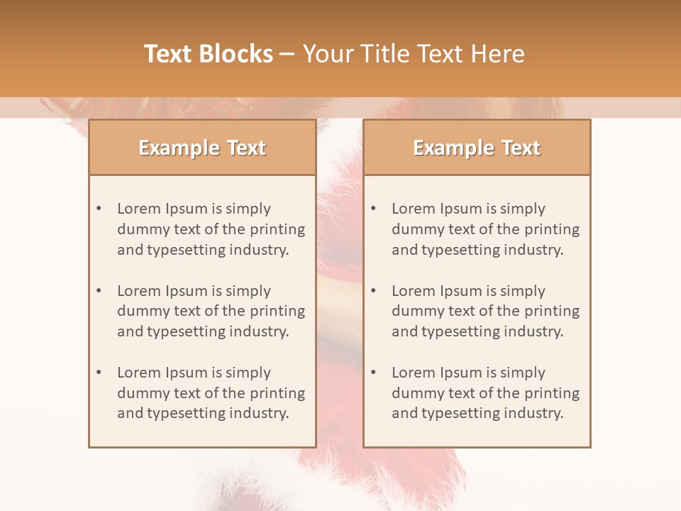 Santa & Girls PowerPoint Template