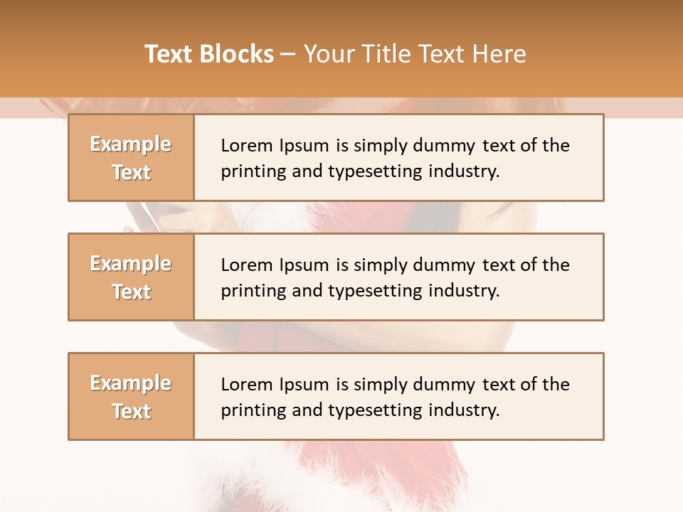 Santa & Girls PowerPoint Template