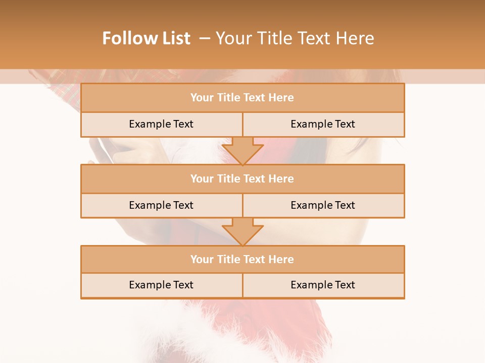 Santa & Girls PowerPoint Template