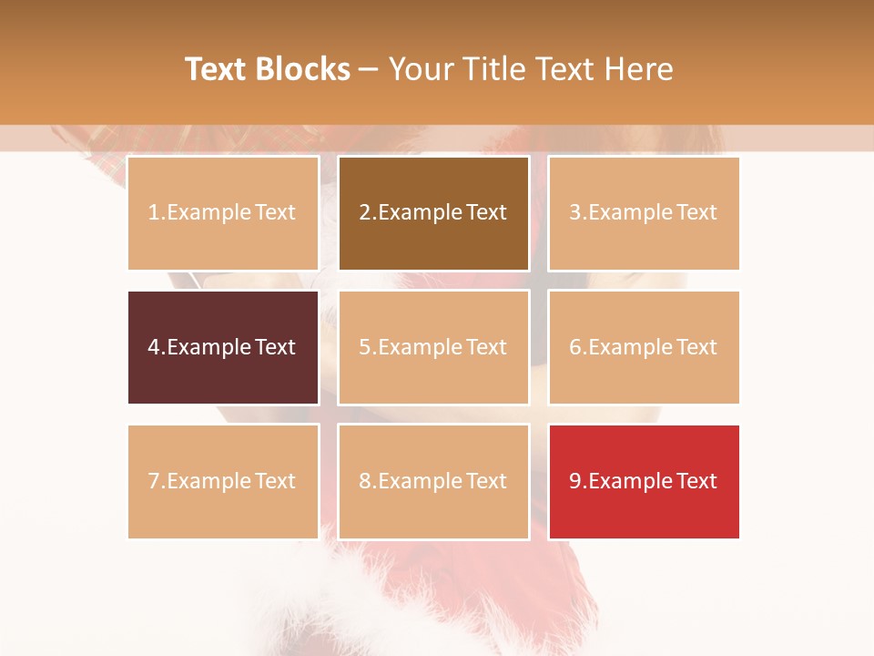 Santa & Girls PowerPoint Template