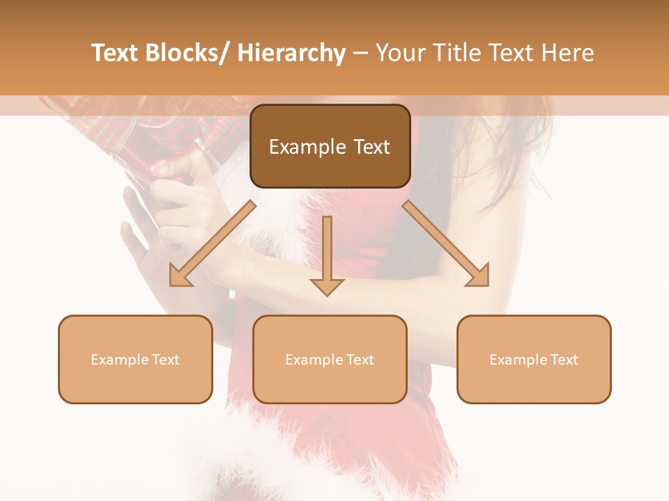 Santa & Girls PowerPoint Template