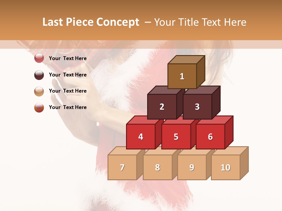 Santa & Girls PowerPoint Template