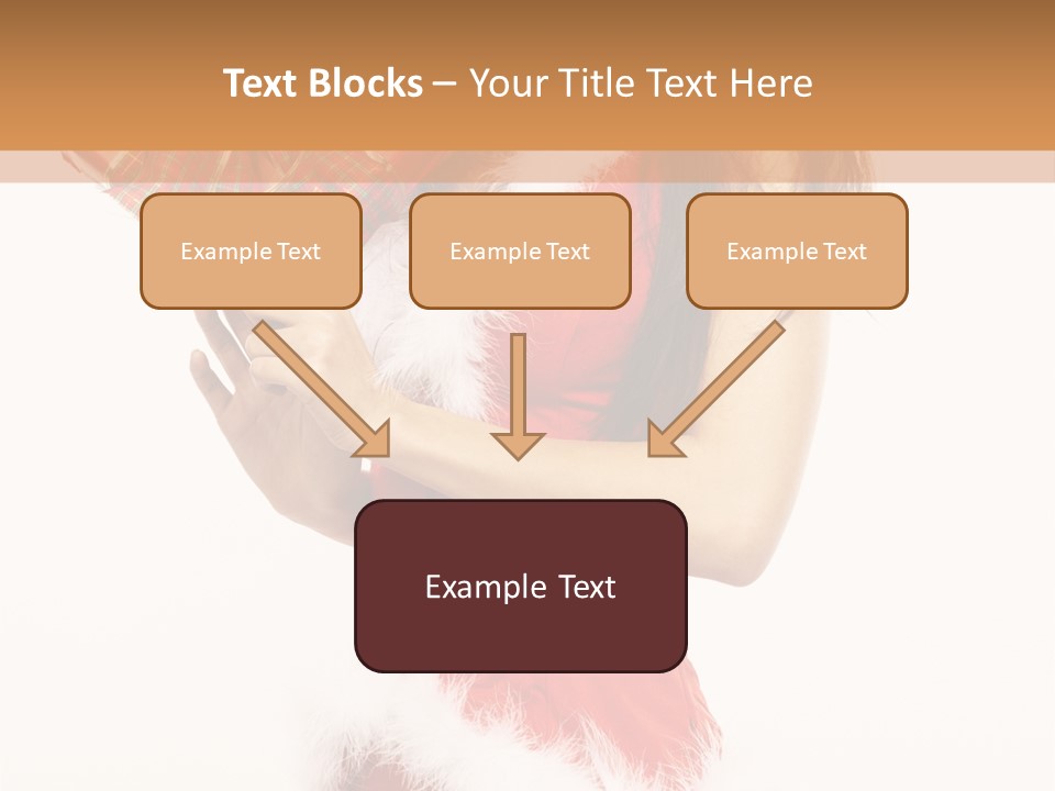 Santa & Girls PowerPoint Template