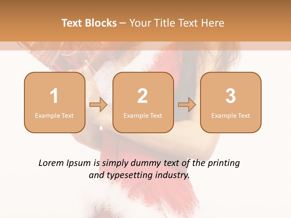 Santa & Girls PowerPoint Template