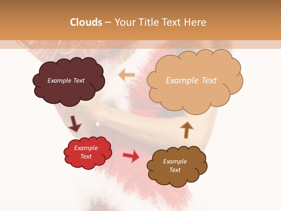 Santa & Girls PowerPoint Template