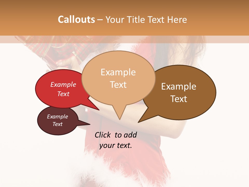 Santa & Girls PowerPoint Template