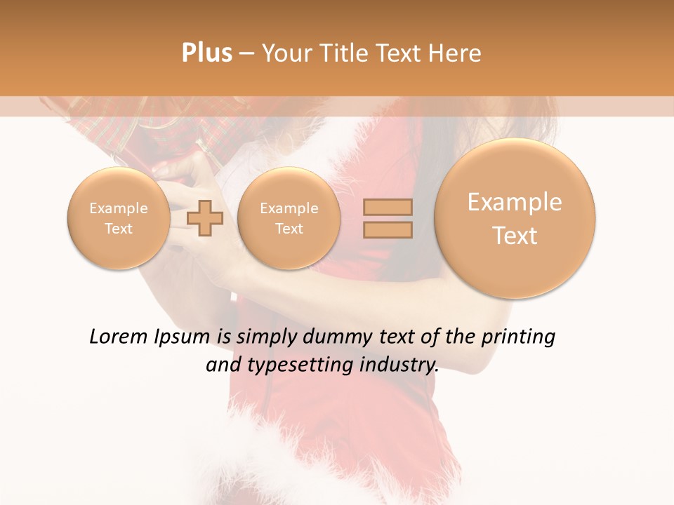 Santa & Girls PowerPoint Template