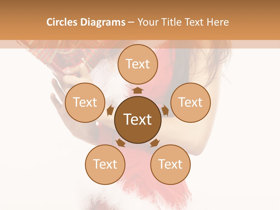 Santa & Girls PowerPoint Template