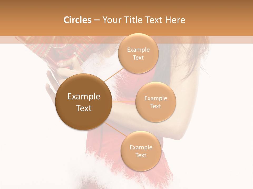 Santa & Girls PowerPoint Template