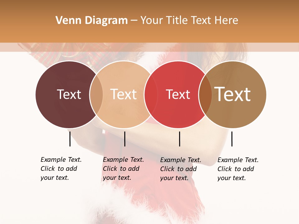 Santa & Girls PowerPoint Template