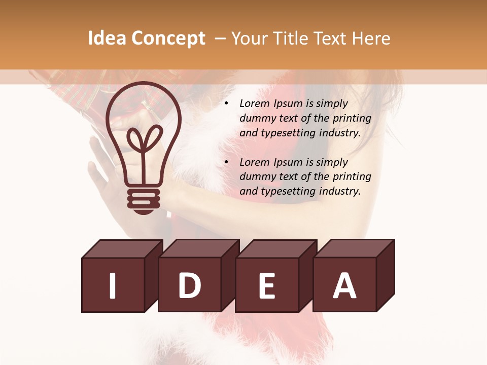 Santa & Girls PowerPoint Template