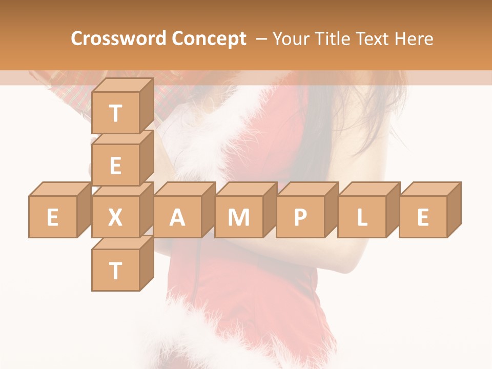 Santa & Girls PowerPoint Template