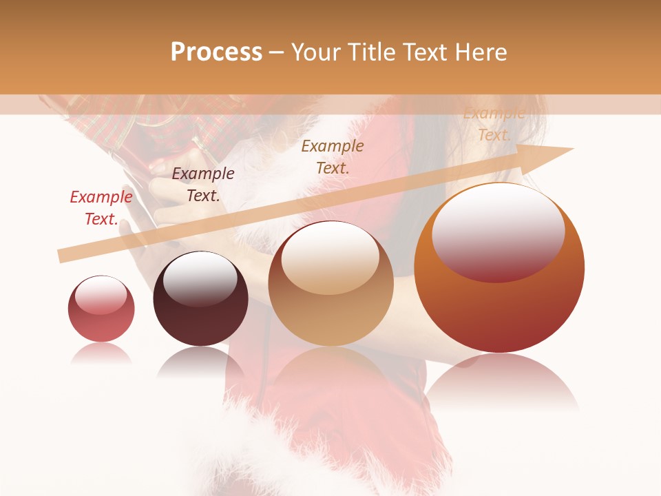Santa & Girls PowerPoint Template