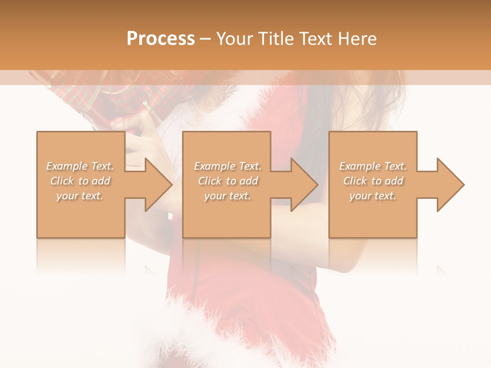 Santa & Girls PowerPoint Template