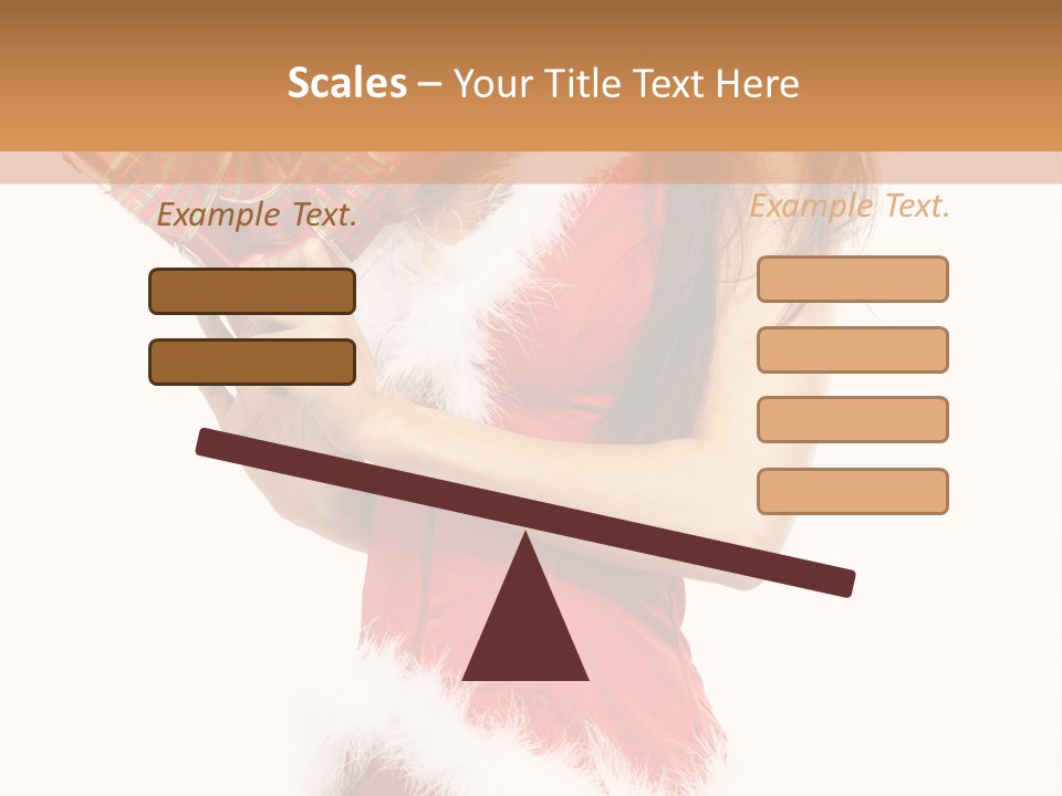 Santa & Girls PowerPoint Template