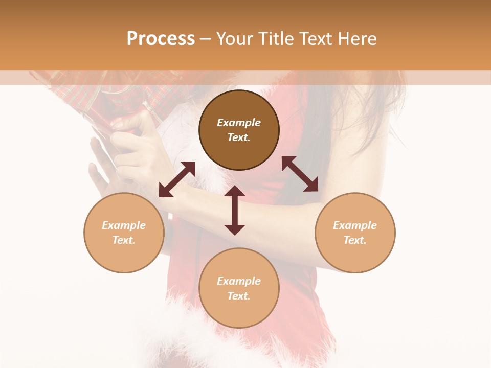 Santa & Girls PowerPoint Template