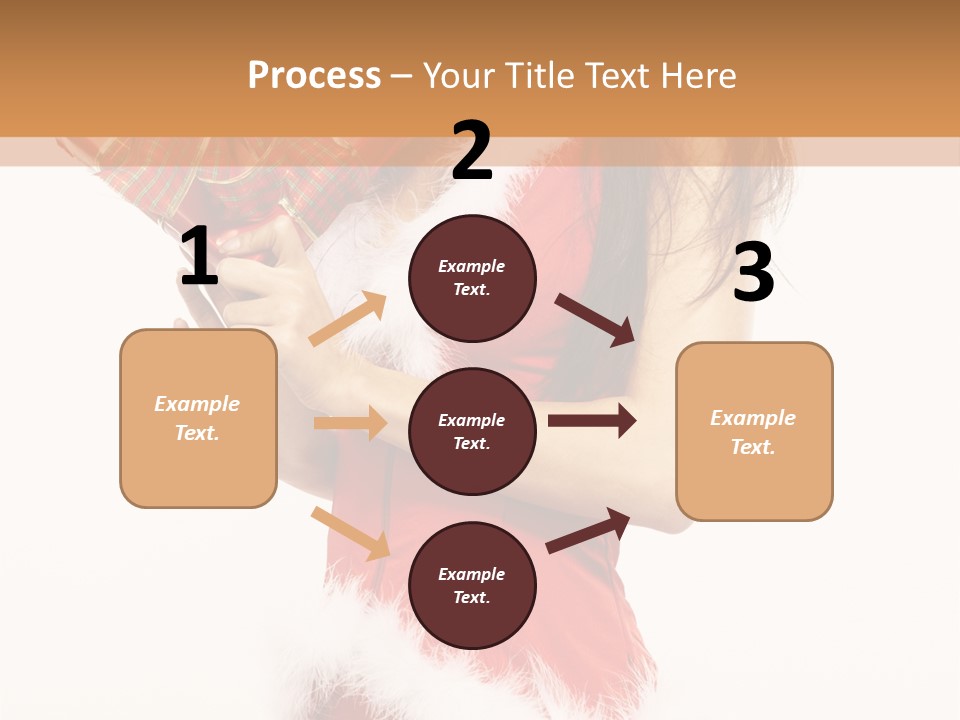 Santa & Girls PowerPoint Template