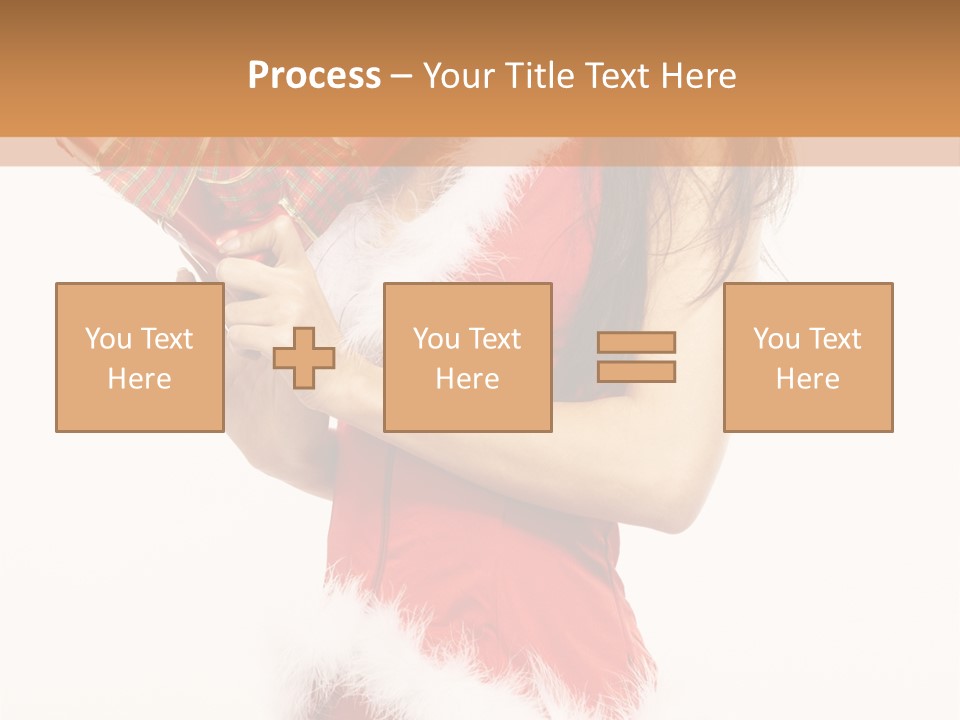 Santa & Girls PowerPoint Template