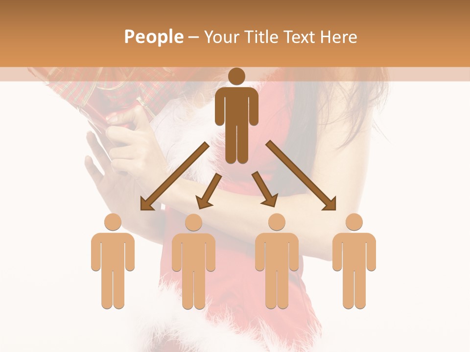 Santa & Girls PowerPoint Template