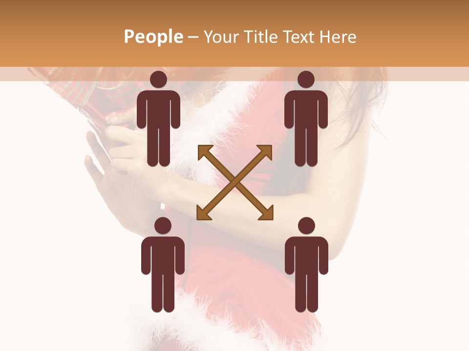 Santa & Girls PowerPoint Template