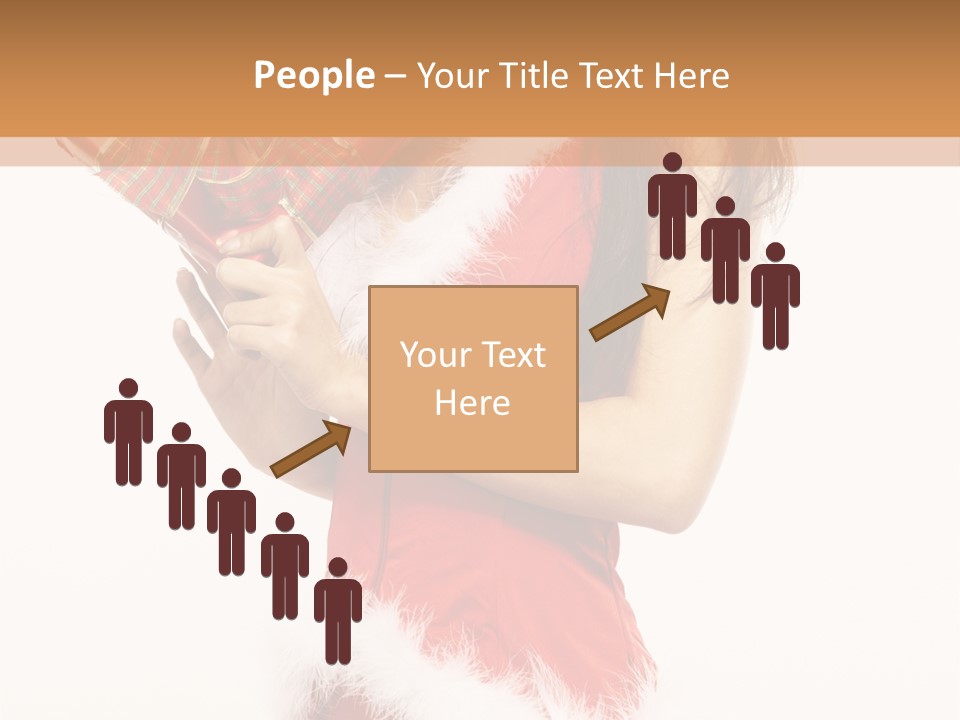 Santa & Girls PowerPoint Template