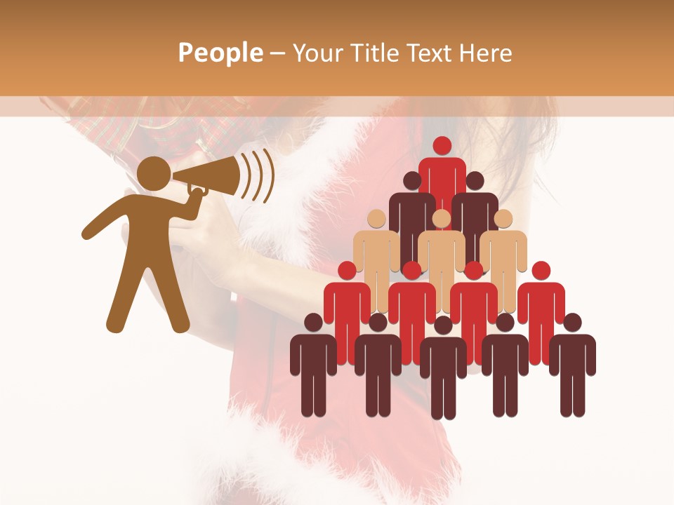 Santa & Girls PowerPoint Template