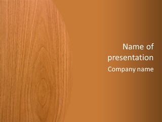 Color Timber Brown PowerPoint Template