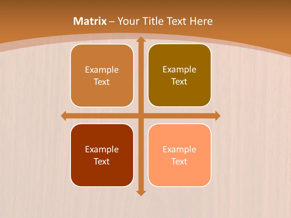 Color Timber Brown PowerPoint Template