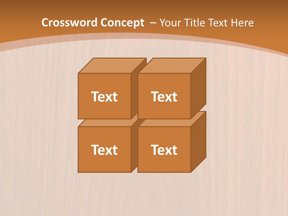 Color Timber Brown PowerPoint Template