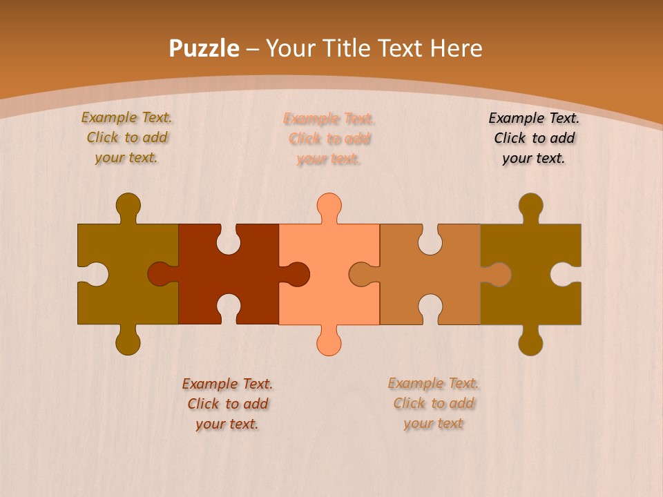 Color Timber Brown PowerPoint Template