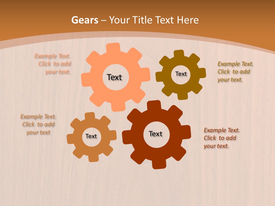 Color Timber Brown PowerPoint Template