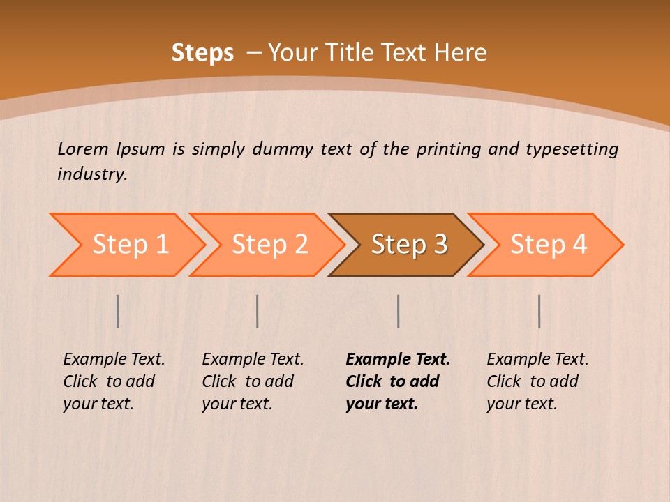 Color Timber Brown PowerPoint Template