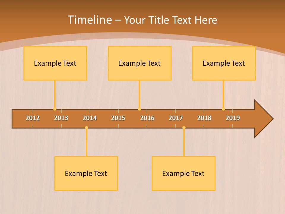 Color Timber Brown PowerPoint Template