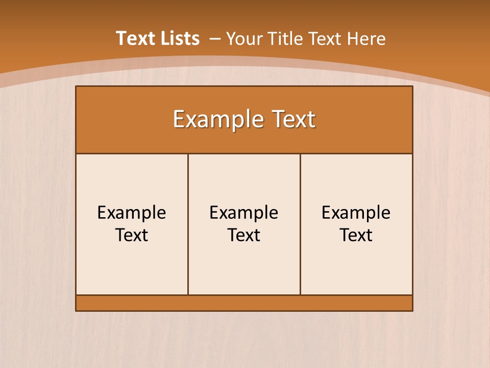 Color Timber Brown PowerPoint Template