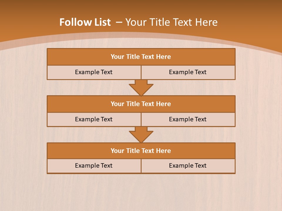 Color Timber Brown PowerPoint Template