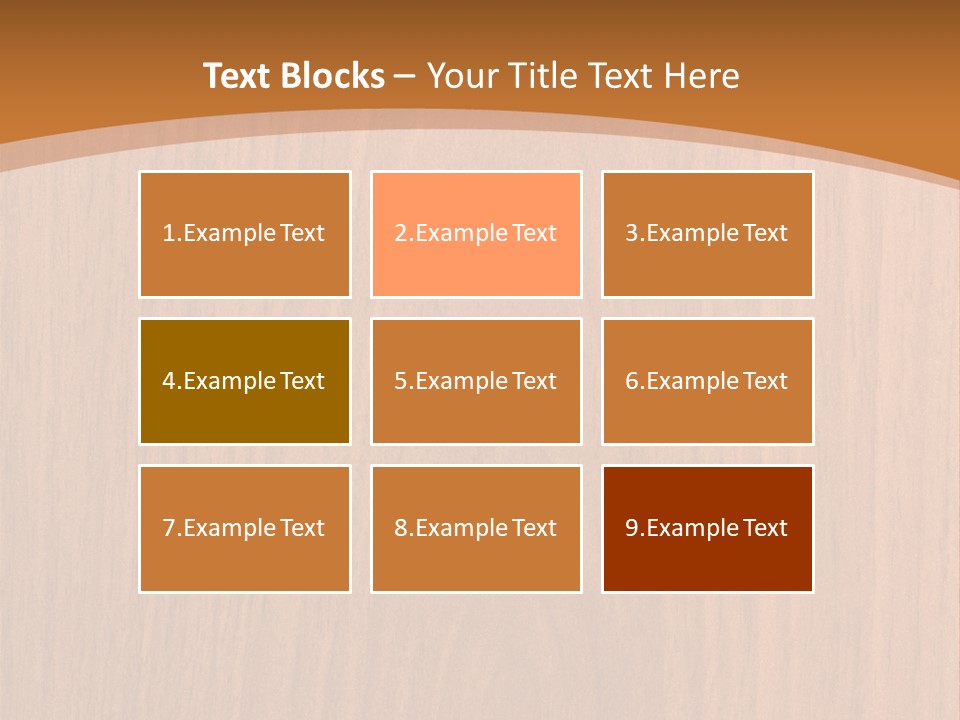 Color Timber Brown PowerPoint Template