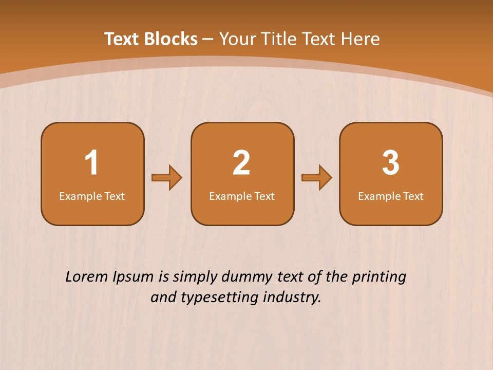 Color Timber Brown PowerPoint Template