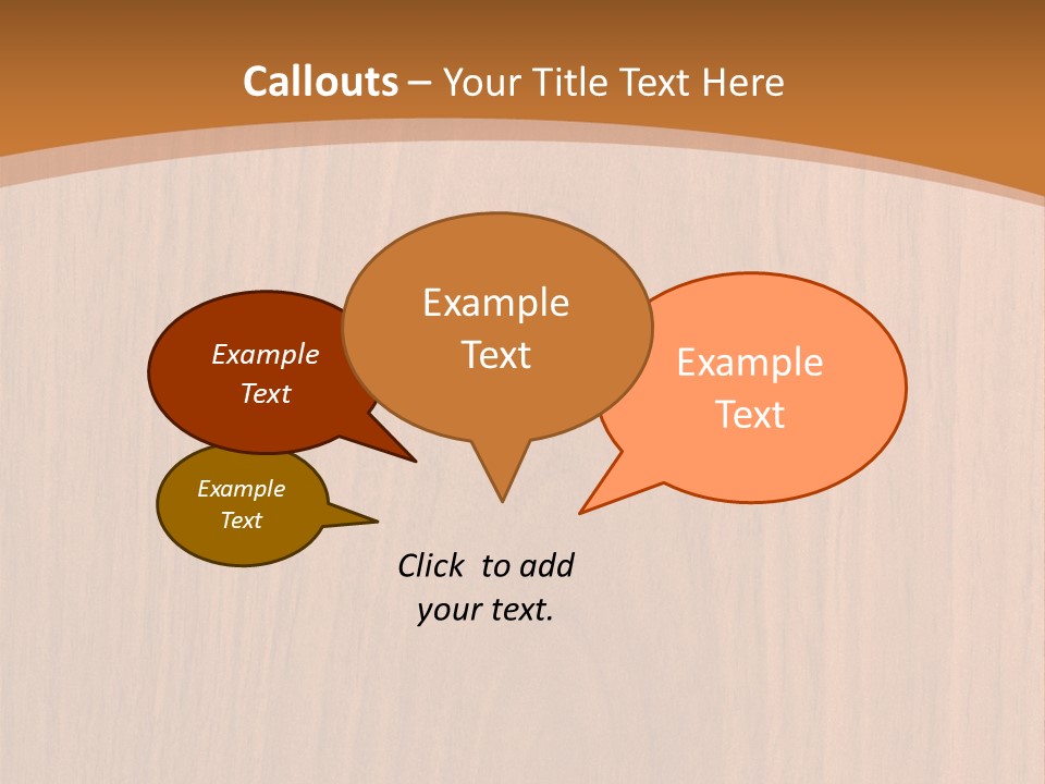 Color Timber Brown PowerPoint Template