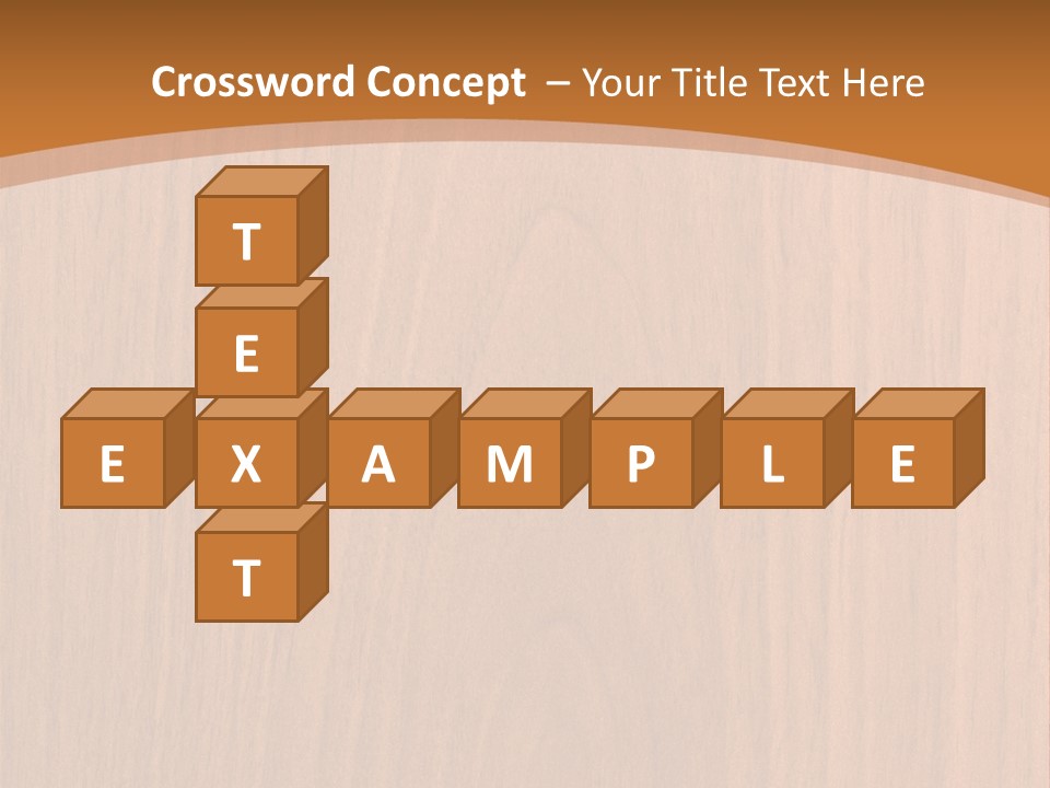 Color Timber Brown PowerPoint Template