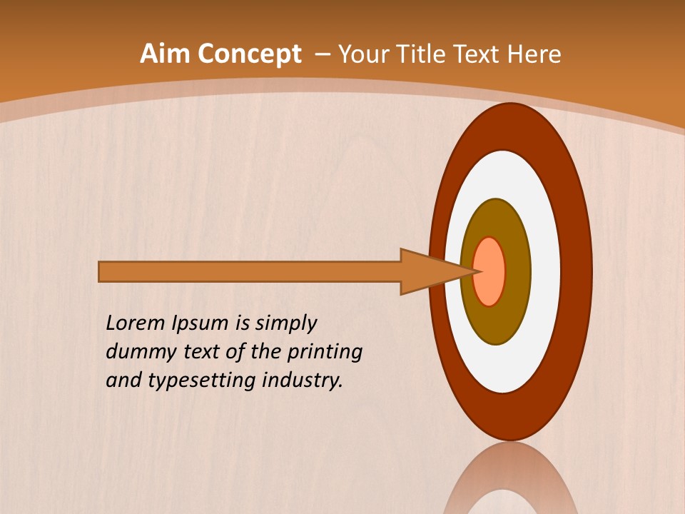 Color Timber Brown PowerPoint Template