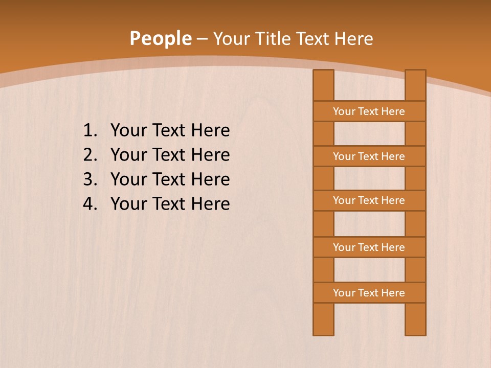 Color Timber Brown PowerPoint Template