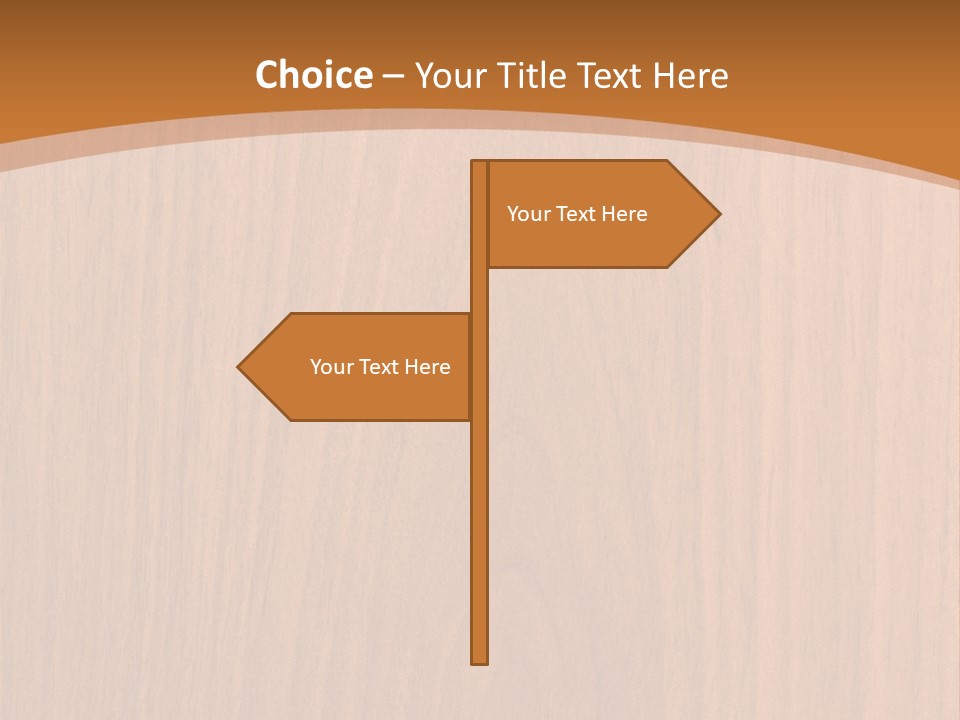 Color Timber Brown PowerPoint Template