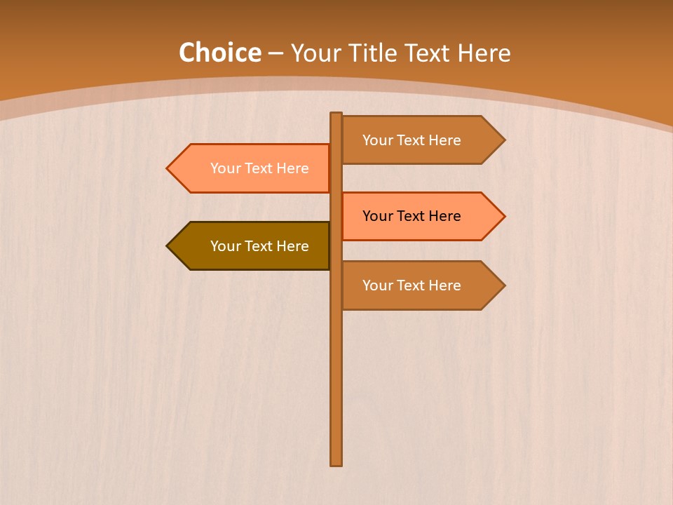 Color Timber Brown PowerPoint Template