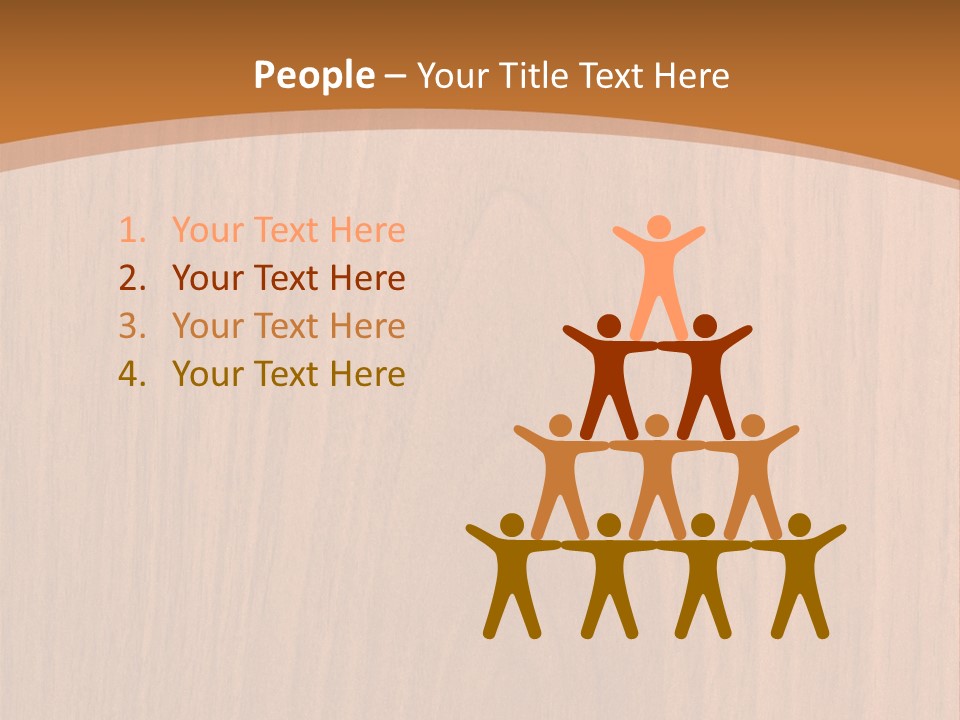 Color Timber Brown PowerPoint Template
