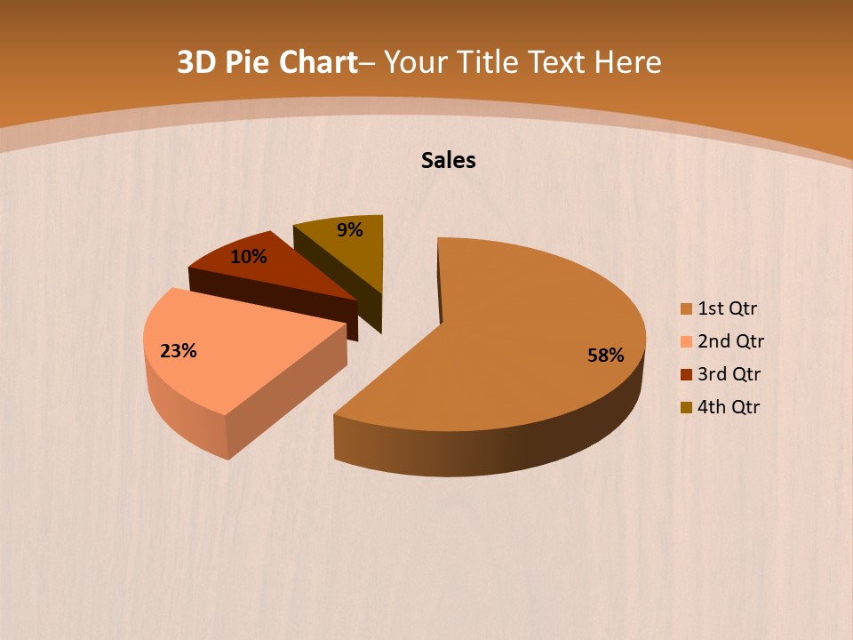 Color Timber Brown PowerPoint Template