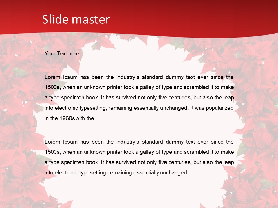 Christmas Frame PowerPoint Template