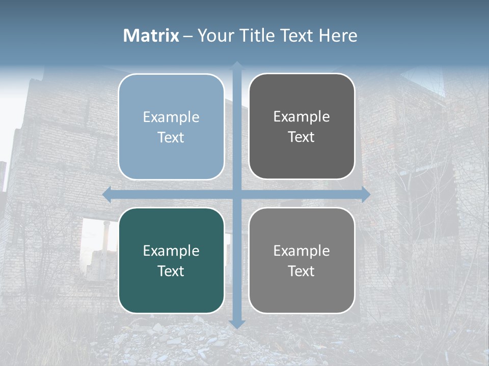Chernobyl City PowerPoint Template
